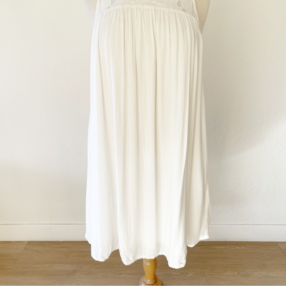 Aritzia Wilfred Allier Boho Peasant Dress in White Oak | Small - Picture 4 of 10